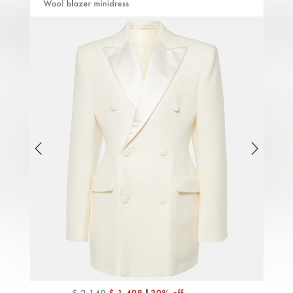 WARDROBE.NYC Jackets & Blazers - Wardrobe.NYC Gorgeous Wool Blazer Dress